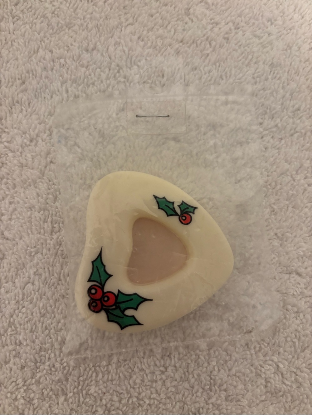 New vintage Christmas photo frame pin